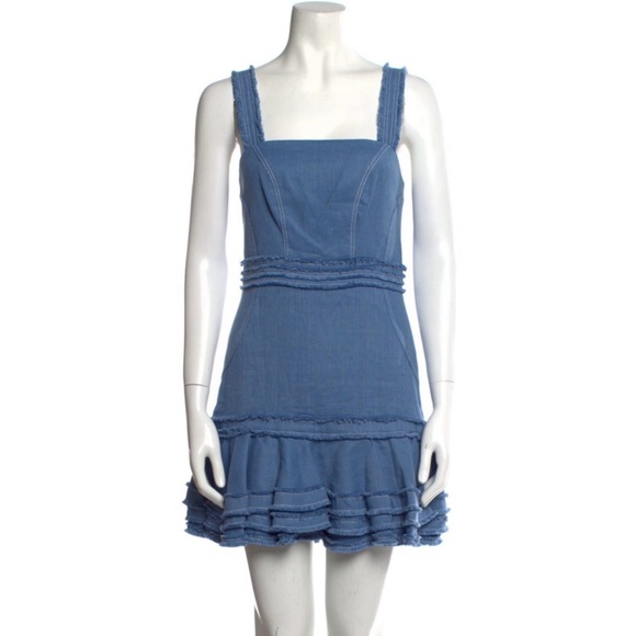 Alexis square neckline mini dress - Picture 1 of 3